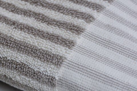 Loom.ist Striped Terry Towel - Taupe