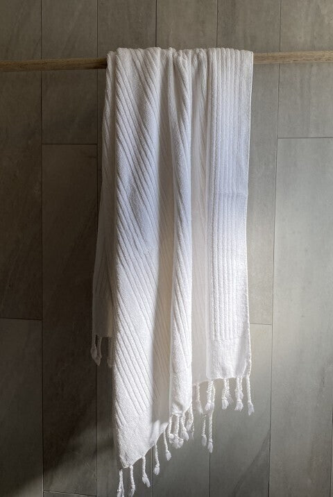 Loom.ist Ottoman Terry Towel - White