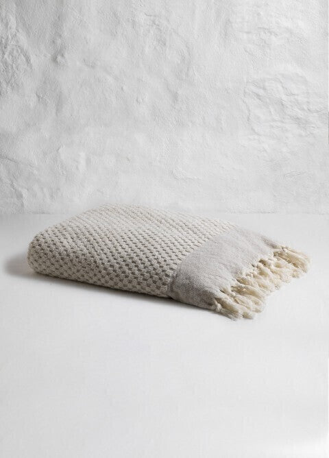Loom.ist Dotted Terry Towel - Natural/Taupe
