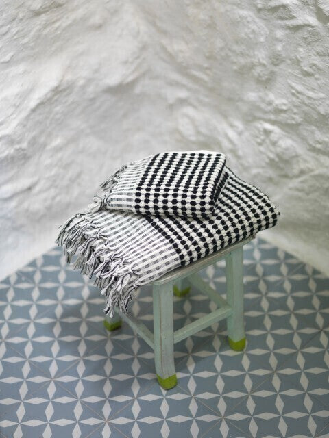 Loom.ist Dotted Terry Towel - Black/White