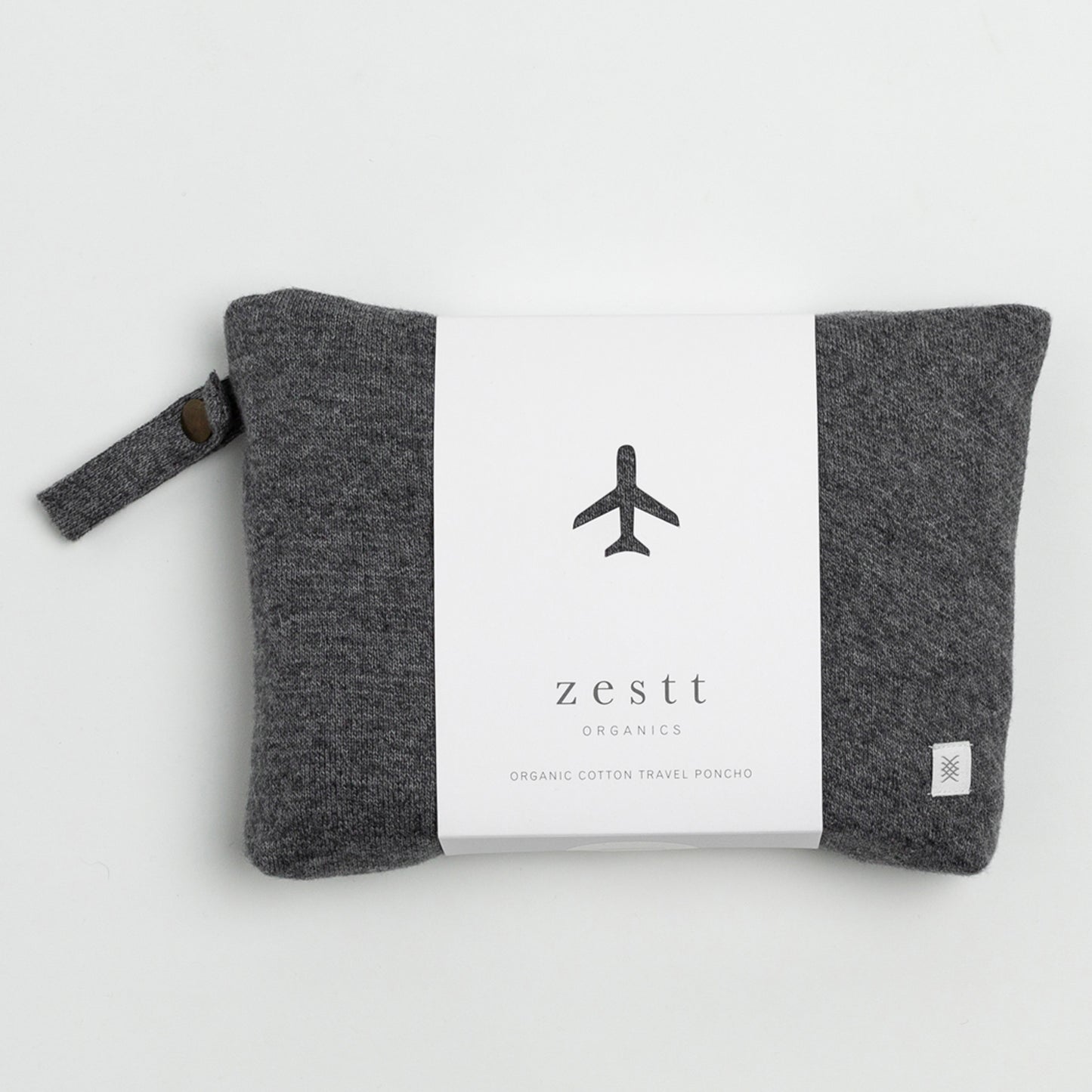 Zestt - Organic Cotton Travel Poncho - Grey