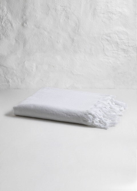 Loom.ist Plain Turkish Towel - White