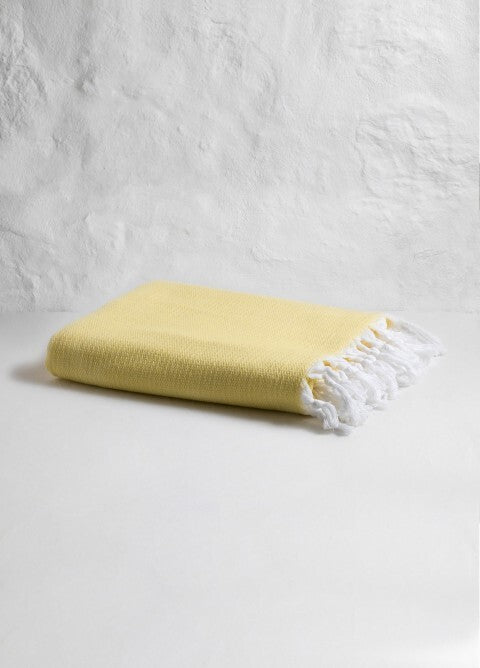 Loom.ist Plain Turkish Towel - Yellow