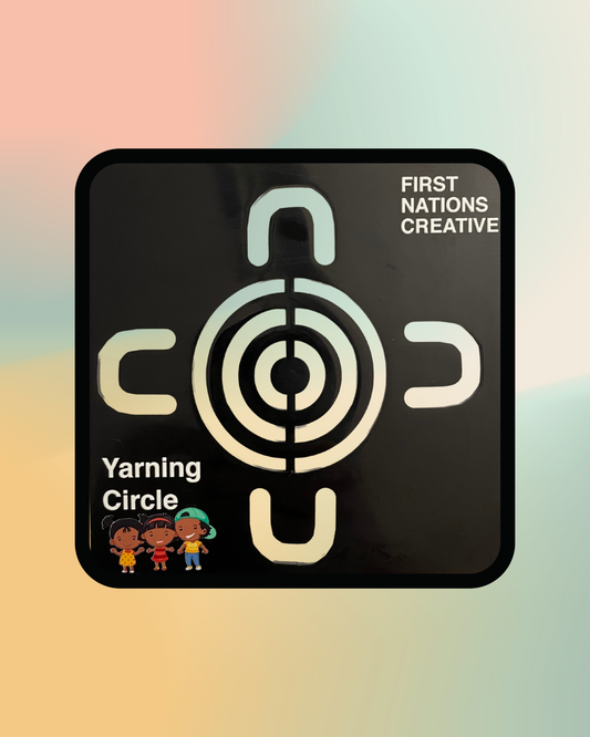 First Nations Creative - Aboriginal Symbol Stencils - Yarning Circle