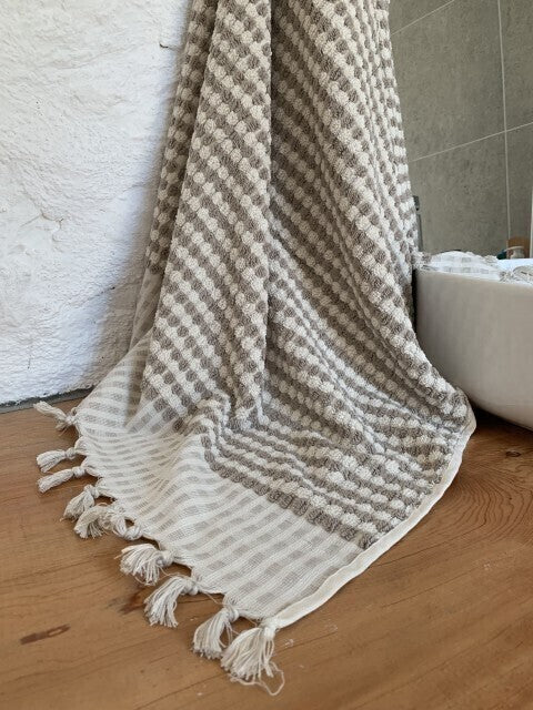 Loom.ist Dotted Terry Towel - Taupe