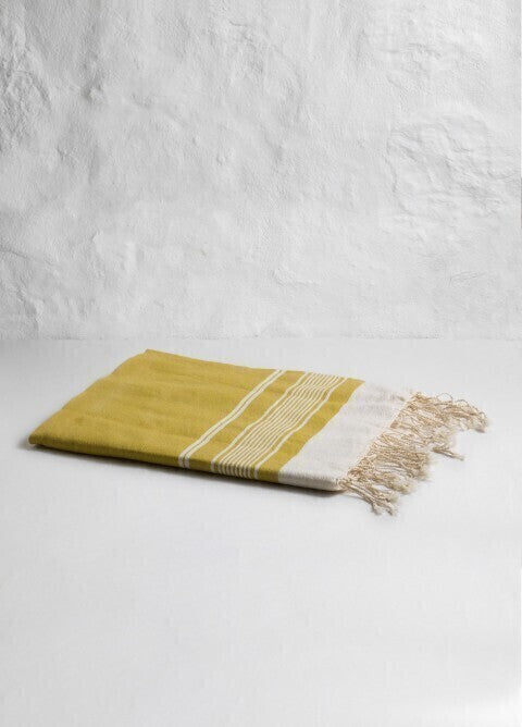 Loom.ist Olympos Turkish Towel - Mustard