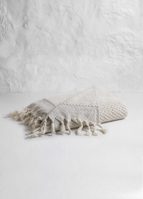 Loom.ist Dotted Terry Towel - Natural/Taupe