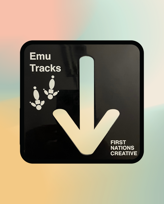 First Nations Creative - Aboriginal Symbol Stencils - Emu Tracks