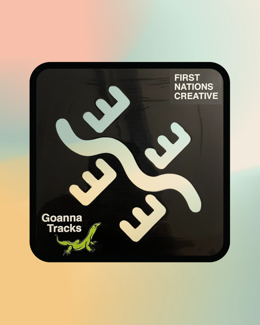 First Nations Creative - Aboriginal Symbol Stencils - Goanna Tracks