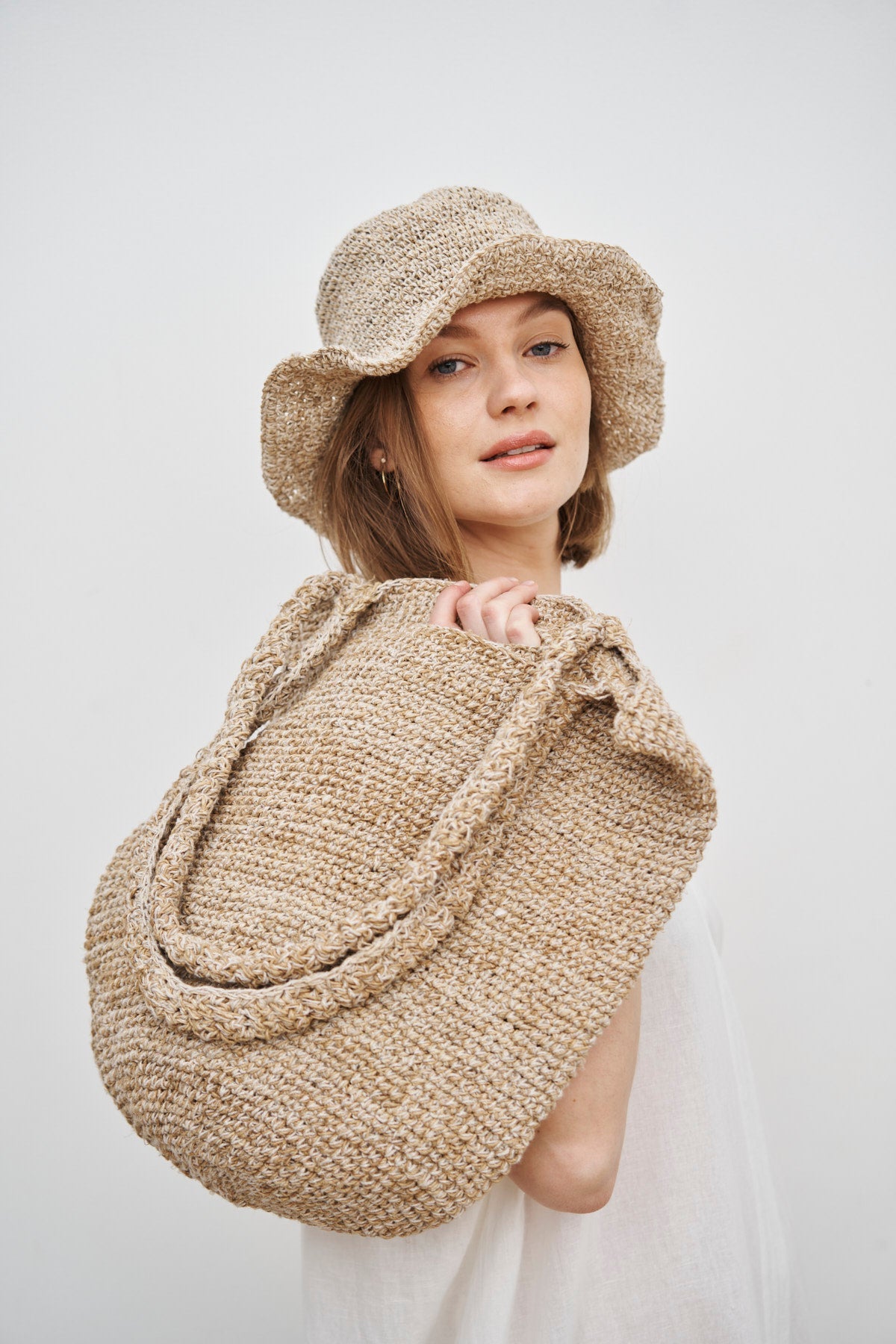 Care By Me - Hemp Beach Bag - Natural