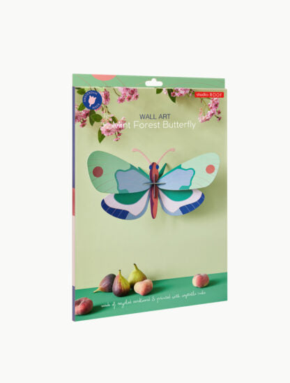 DAMAGED PACKAGING - Studio Roof - Big Insects - Mint Forest Butterfly