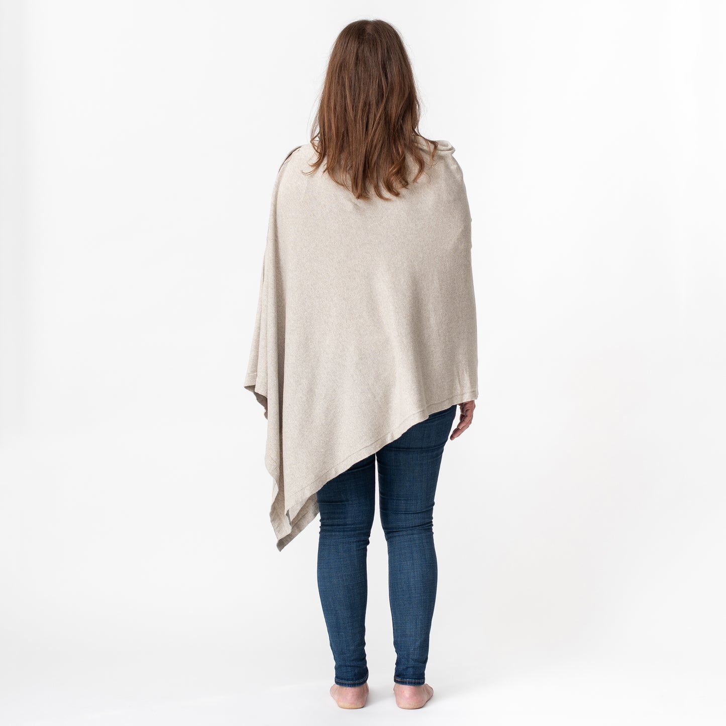 Zestt - Organic Cotton Nursing Poncho - Birch