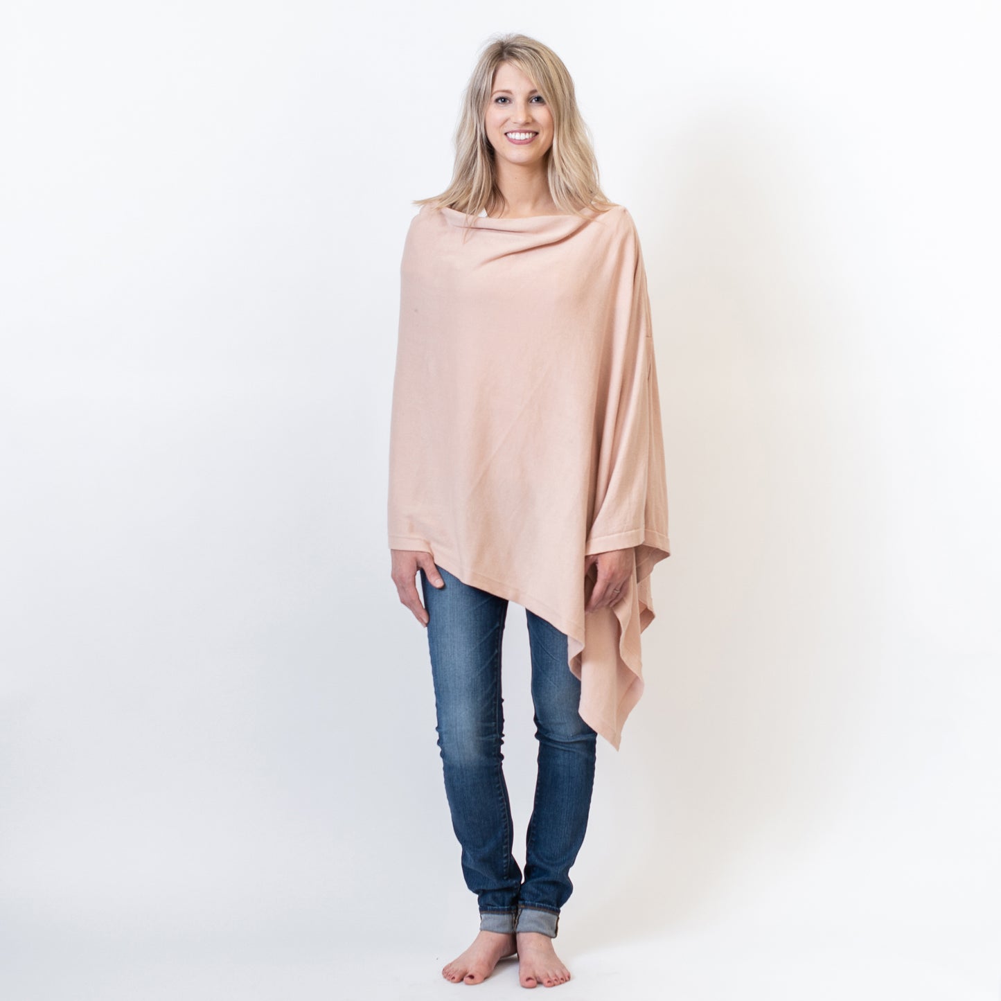 Zestt - Organic Cotton Nursing Poncho - Blush