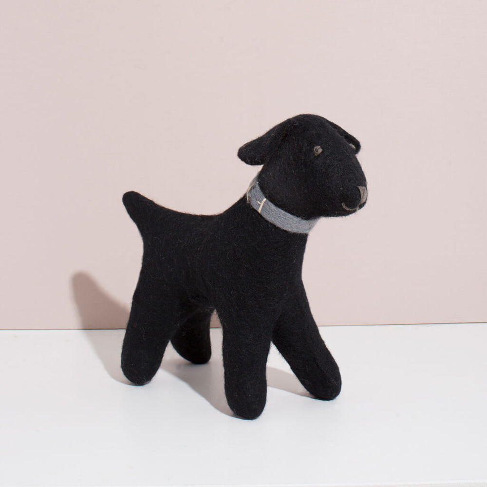 Mulxiply - Hand Felted Black Labrador Duo