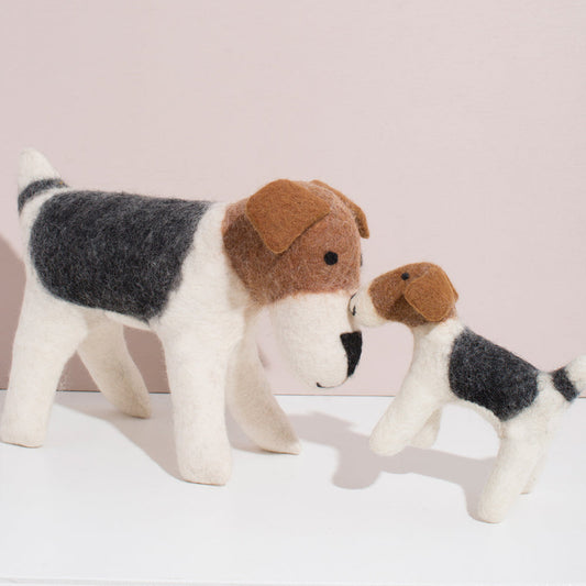 Mulxiply - Hand Felted Terrier Duo