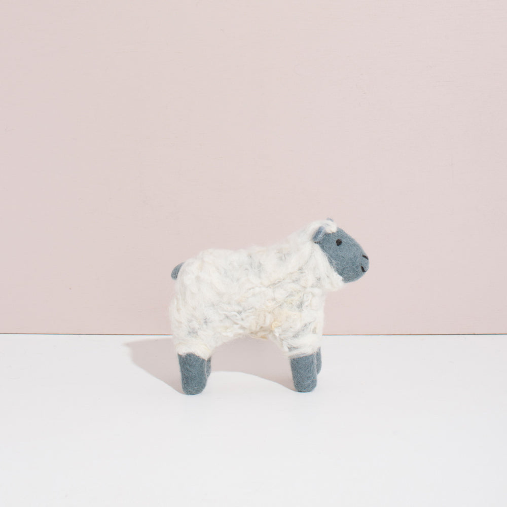 Mulxiply - Hand Felted Grey Sheep - Small