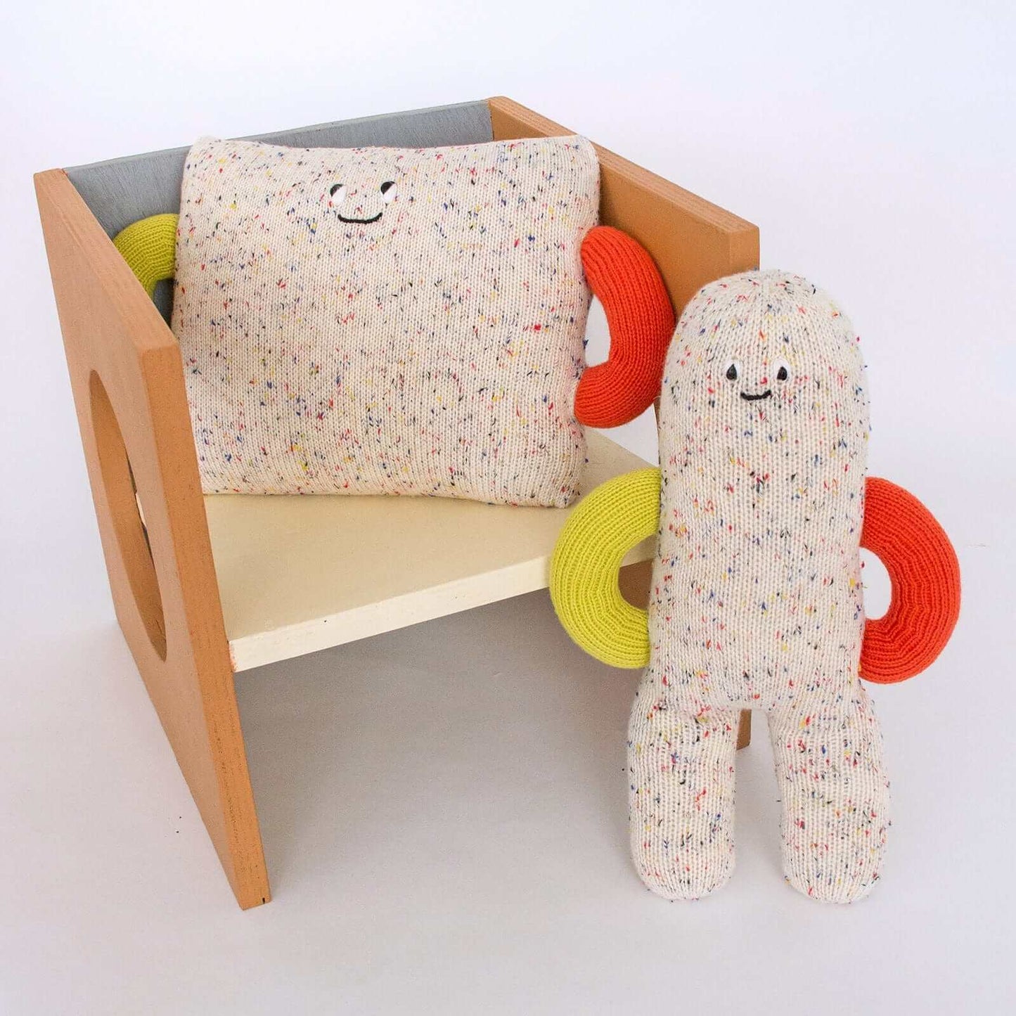 Blabla Kids - Hold Me Tight Cushion - Speckled
