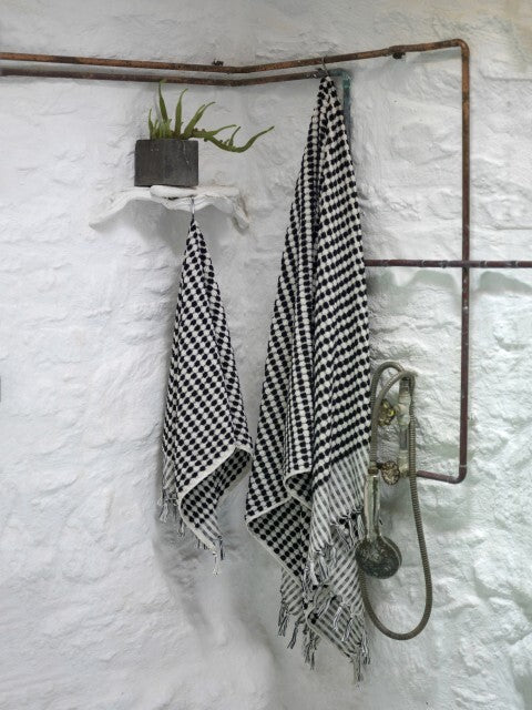 Loom.ist Dotted Terry Towel - Black/White