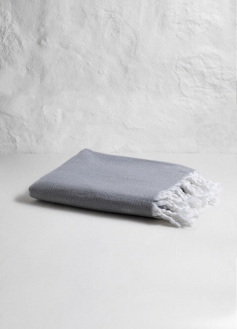 Loom.ist Plain Turkish Towel - Dark Grey